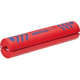 KNIPEX KN 16 60 100 SB - Herramienta pelacables, 100 mm, para cable coaxial, 4,8-7,5 mm²