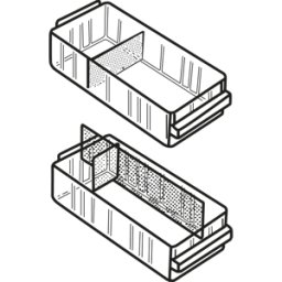 RAACO TW150-03 - Pared de división, 134, 50 mm, 16 piezas