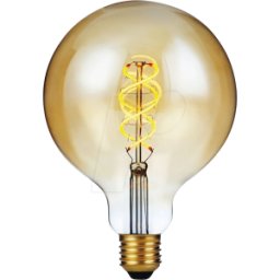 SCHIEFER LIGHTING SCHI LX023925105 - Lámpara LED E27, 5 W, 300 lm, 2000 K, filamento, regulable