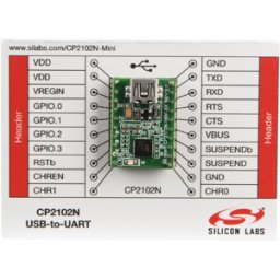 SILICON LABS CP2102N-MINIEK - Placa de desarrollo para CP2102N UART/USB