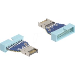 DELOCK 67130 - Conector de poste USB 3.1 a clavija Key A interna