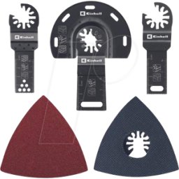 EINHELL 49708950 - Juego multiherramienta, metal, madera, plástico 17 piezas