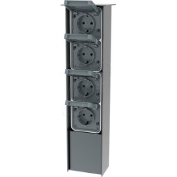 JEHOKA 40499555 - Columna de acero inoxidable B 4.4, 4 tomas