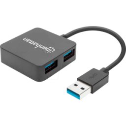 MANHATTAN 162296 - Hub USB 3.0, 4 puertos