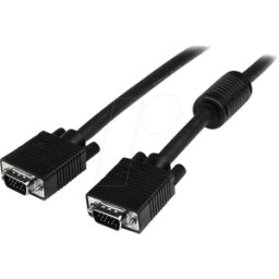 STARTECH.COM ST MXTMMHQ5M - Cable monitor, coaxial, conector VGA, 5 m.