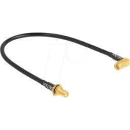 DELOCK 12110 - Cable de antena SMA hembra a SMA macho 90° RG-58 30 cm