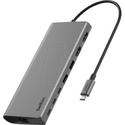 BELKIN INC015BTS - Estación de acoplamiento / Replicador de puertos, USB tipo C, or