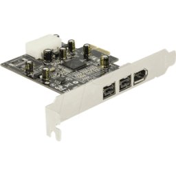 DELOCK 89153 - Tarjeta PCIe de 3 puertos 1394b 1394a Firewire