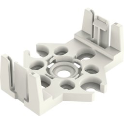 WAGO 770-675 - Placa de montaje, 5 polos, para tableros de distribución,