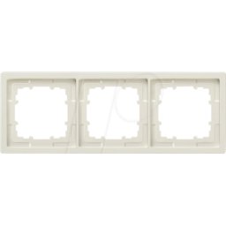 SIEMENS SIE 5TG1323 - Estilo DELTA, marco blanco titanio, 3 velocidades, 224x 82mm