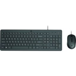 HEWLETT PACKARD HP 240J7AA - Combinación teclado/ratón, USB, negro, disen