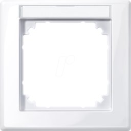 MERTEN ME MS 470125 - M-SMART, Marco, 1x, blanco activo brillante, portador de la etiq