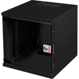 ROLINE 26210193 - Carcasa de pared de 10", 6U, 300 mm de profundidad, negra
