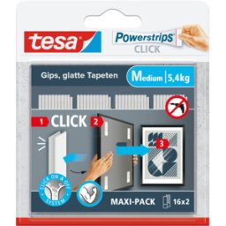 TESA 77721-20 - Powerstrips CLICK 16 pares - 5,4kg