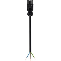 WIELAND GST 18-3KBF1 SW1 - Cable de conexión, 3 polos, BU. - Extremo libre, 1,5mm²