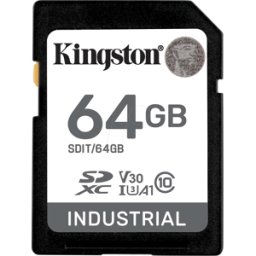 KINGSTON SDIT/64GB - Tarjeta de memoria SDXC 64GB, Industrial