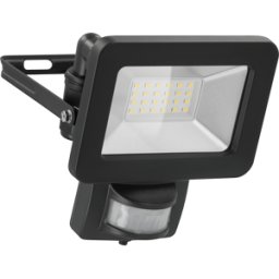 GOOBAY GB 53879 - Proyector LED con sensor, 20 W, negro, IP44, conexión de