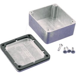 HAMMOND MANUFACTURING 1550WQ - Carcasa de aluminio, 60 x 55 x 30 mm, plateado, IP66