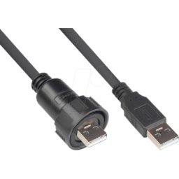 GOOD CONNECTIONS GC IC04-U201 - Conector - Cable USB 2.0 tipo A > tipo A, bayoneta, IP67