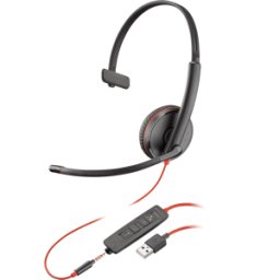 POLY BW C3215 - Auriculares, USB / Jack, mono, Blackwire C3215, a granel