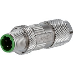 METZ CONNECT M12 ST MNF88 - Conector macho M12, 4 polos, ensamblaje in situ