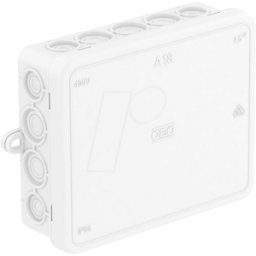 OBO BETTERMANN OBO 2000422 - Caja de conexiones de cable A 18, blanco puro