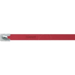PANDUIT STEEL RD102-362 - Bridas de acero inoxidable, 362 x 8 mm, rojo, paquete de 1