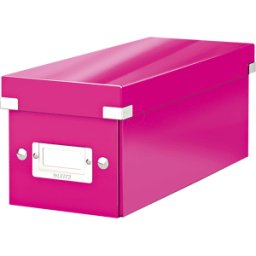 LEITZ 60410023 - Caja de archivos C&S; WOW CD rosa