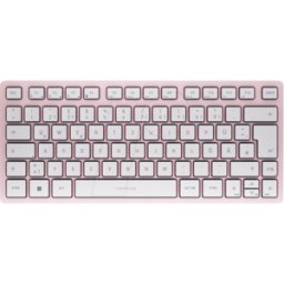 CHERRY JK-7100DE-19 - Teclado, Bluetooth, rosa, compacto, DE