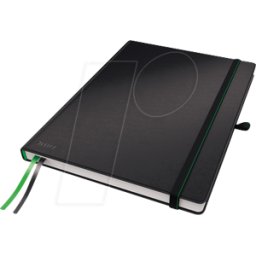 LEITZ 44710095 - Leitz notebook A4 squared hardcover, black