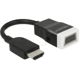 DELOCK 65587 - Adaptador HDMI, conector HDMI-a a conector hembra VGA