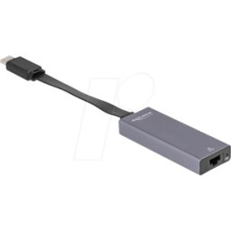 DELOCK 66248 - Adaptador de red, USB tipo C, 2,5 Gigabit Ethernet, 1 RJ45