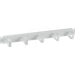 EFB-ELEKTRONIK BOX 6999951 - Panel de gestión de cables, 5 soportes, gris luminoso, 1U