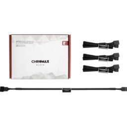NOCTUA NO NA-SEC1 SW - NUEVA 4x30 cm cable de conexión del ventilador de 4 clavi