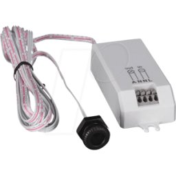 PEREL VEL EMS201 - Detector de movimiento integrado mini infrarrojo para una distan