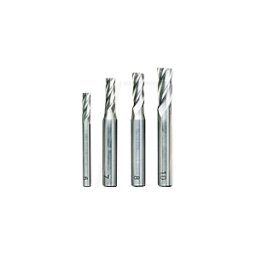 PROXXON 24620 - Conjunto de molinos de extremo, 4 piezas, Ø 6 / 10 mm cañ