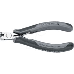 KNIPEX KN 64 12 115 ESD - Alicates de corte frontal ESD, 115 mm