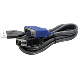 TRENDNET TRN TK-CU10 - Cable KVM, VGA, USB, 3,0 m