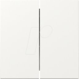 GIRA 3295 27 - Balancín doble, blanco puro opaco satinado