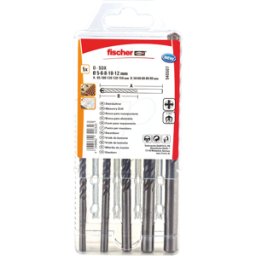 FISCHER BEFESTIGUNGSSYSTEME FD 545507 - Juego de brocas para piedra, D-SDX, 5-12mm, 5 piezas