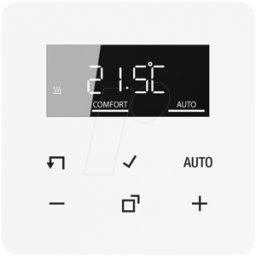 JUNG JG BTCD1791WW - Termostato ambiental Bluetooth, blanco alpino