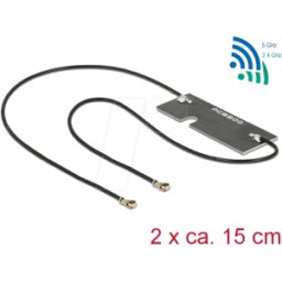 DELOCK 89569 - Antena WLAN, 2 conectores MHF® 4L