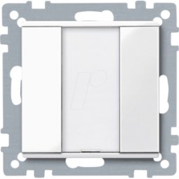 MERTEN ME 617119 - Palpador simple plus, blanco polar brillante, sistema M.