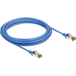 DELOCK 80336 - Cable de red RJ45 Cat.8.1 F/FTP Slim 5 m azul