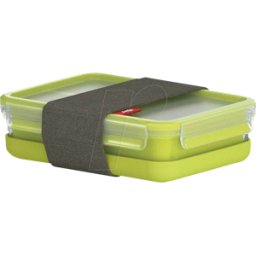 EMSA 518098 - EMSA almuerzo caja CLIP & GO verde 1,2 l, 1 juego