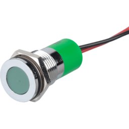 APEM APM Q14F3C G12E - Lámpara de señalización LED, verde, 12 V, 1
