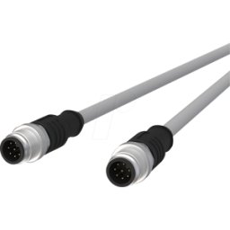 METZ CONNECT MC 142MKA11010 - Cable de sensor, M12, 8 polos, ac > ac, 1 m