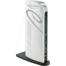 DELOCK 87771 - Estación de acoplamiento/Replicador de puertos, USB 3.0,