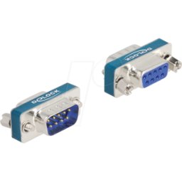 DELOCK 66475 - Filtro antiparasitario HF/EMI, conector D-Sub de 9 clavijas