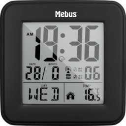 MEBUS 25595 - Reloj despertador por radio, digital